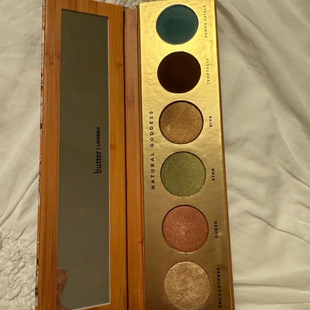 Butter London Natural Goddess Floral Eyeshadow Palette 6 Shades